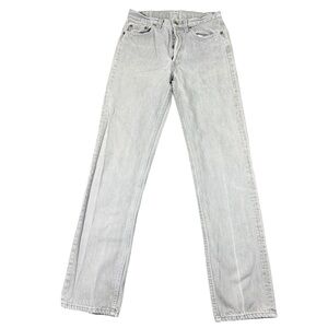 VTG Levi's 501 XX Light Grey Jeans 29x34 (fits 29x32) Made In USA 80's 1988